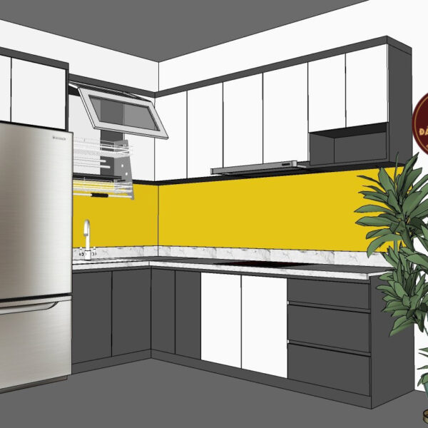 Bếp gỗ công nghiệp.