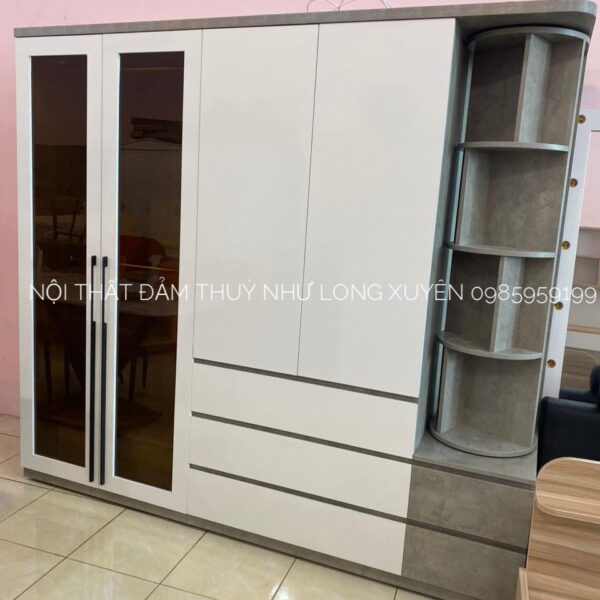 Tủ áo phối cánh kính