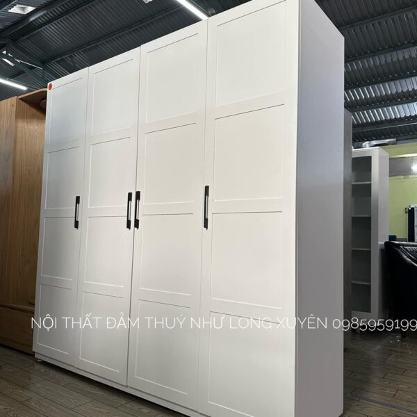 Tủ áo sơn trắng 2mx2m