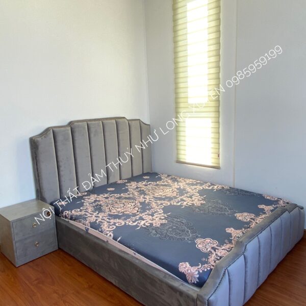 Giường bọc nệm 1m6