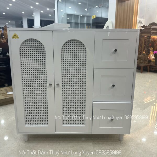 Tủ combot sơn trắng