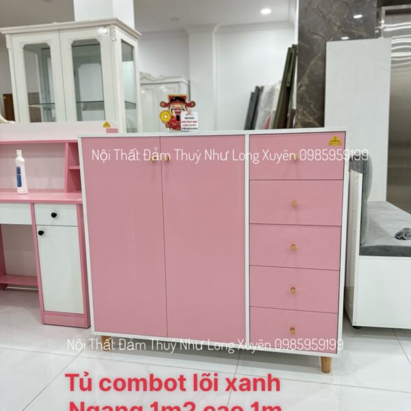 Tủ combot hồng 1m2 x 1m x 50