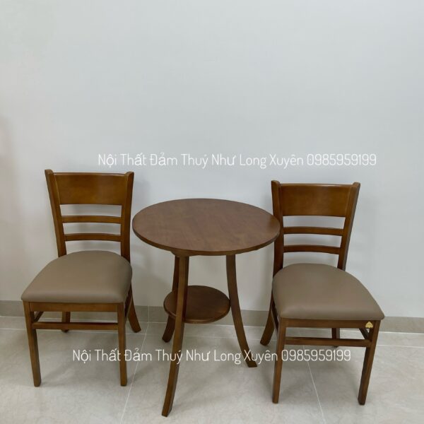 Bàn trà 2 ghế nệm
