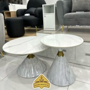 Cặp bàn sofa mặt đá