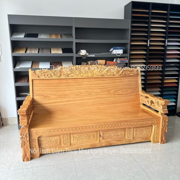 Trường kỷ gỗ bên 1m4 x 2m