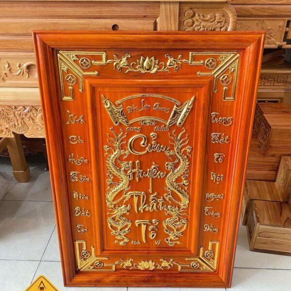 Tấm cửu huyền gỗ hương