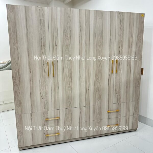 Tủ áo 2m x 2m gỗ MDF
