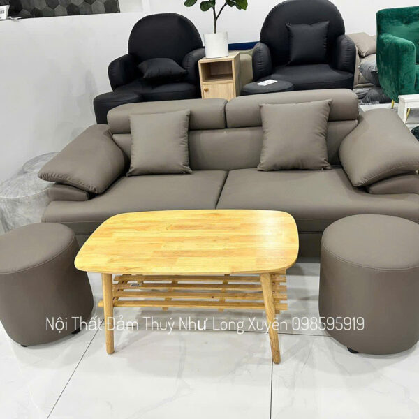 Sofa phao 1m8 kèm cặp đôn