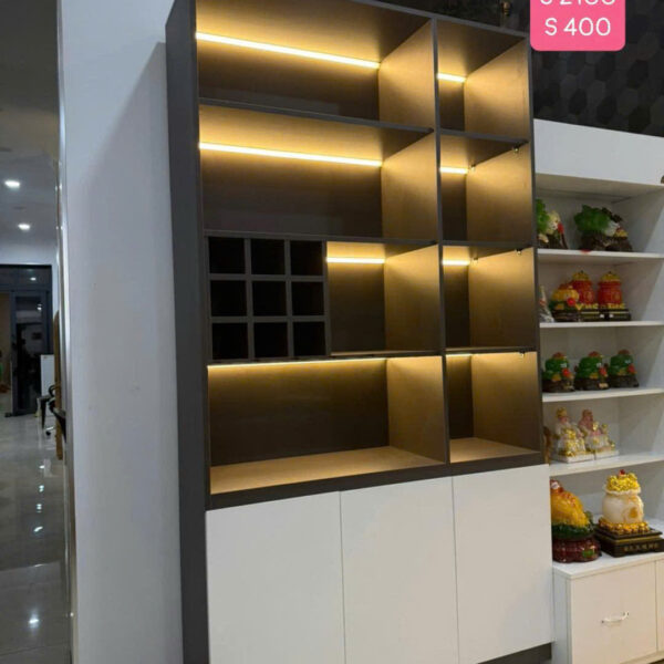 Tủ trưng bày 1m2 x 2m x 40