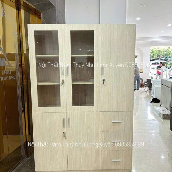 Tủ hồ sơ gỗ MDF 1m2 x 1m8 x 40