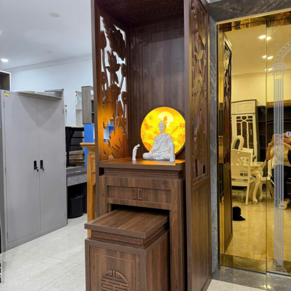 Vách thờ và nghi cúng 80 x 2m4