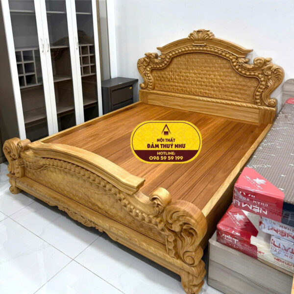 Giường Gỗ Bên VIP 1m8*2m