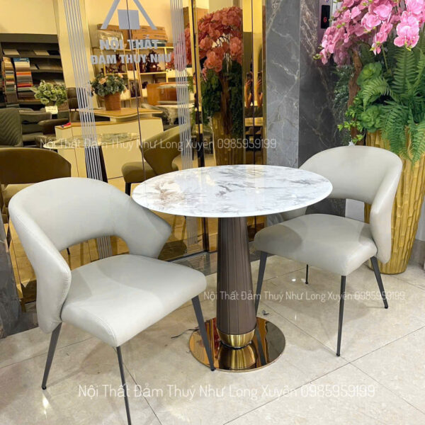 Bàn CAFE Mặt Đá 80cm
