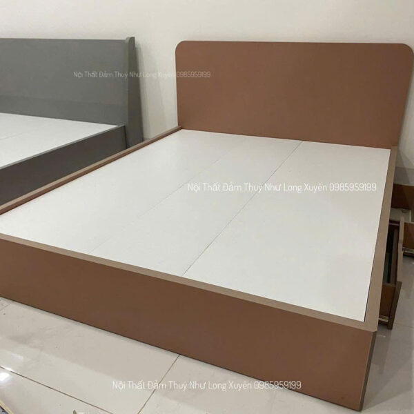 Giường MDF Lõi Xanh 1m8x2m Kèm 2 hộc kéo