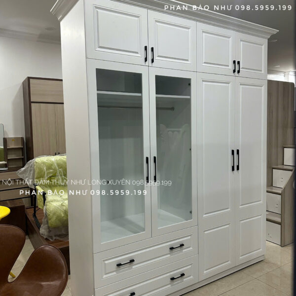 Tủ Áo Sơn Nóc Cổ Điển 2mx2m5