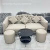 Sofa Tân Cổ Điển 2m Kèm 2 Đôn
