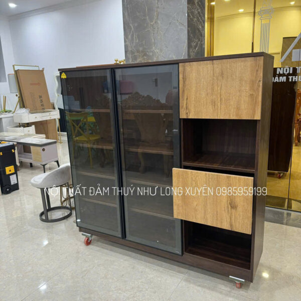 Tủ Trưng Bày Cánh Kính 1m4x1m32