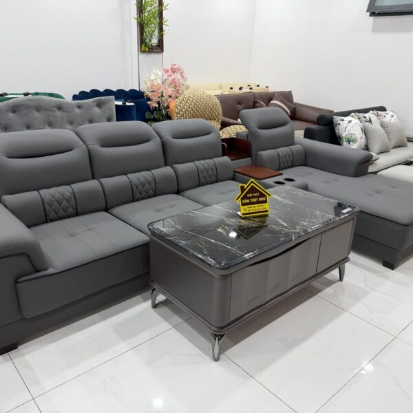 Sofa Đầu Bật 3m2 (Chưa bao gồm bàn)