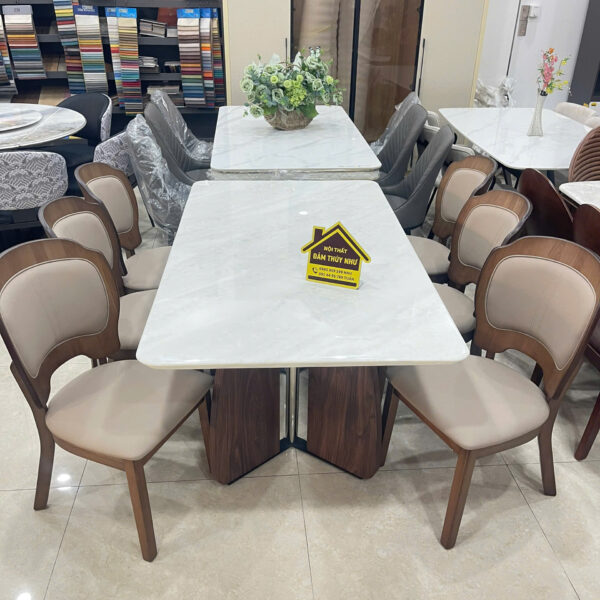 Bàn Ăn 6 Ghế Chân VIP