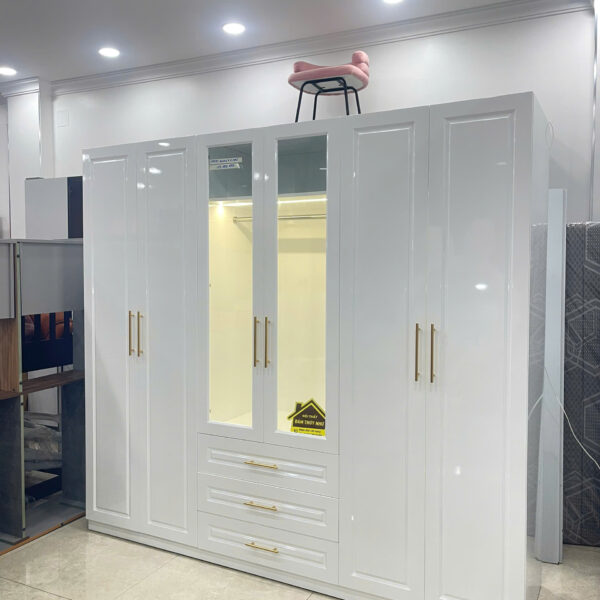 Tủ Áo MDF Sơn N: 2m4 C: 2m