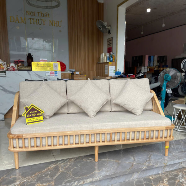 Sofa Gỗ Lót Nệm 1m8