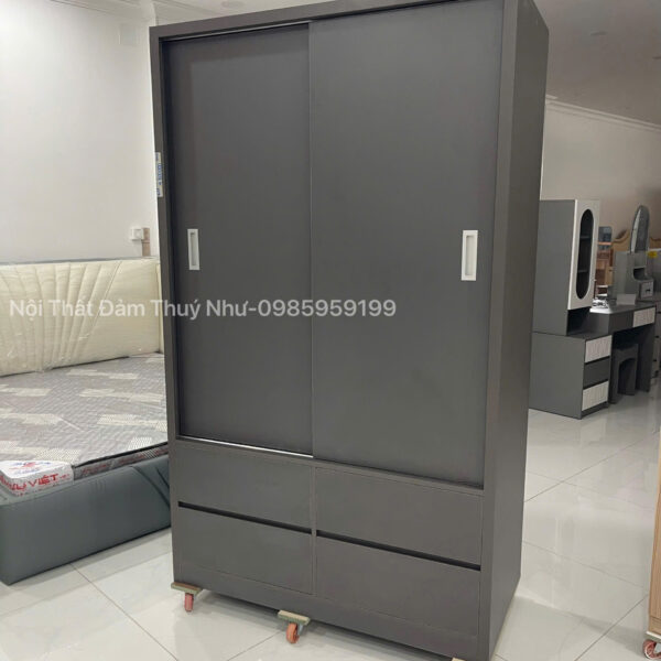 Tủ Áo 1m2x2m Xám Chì