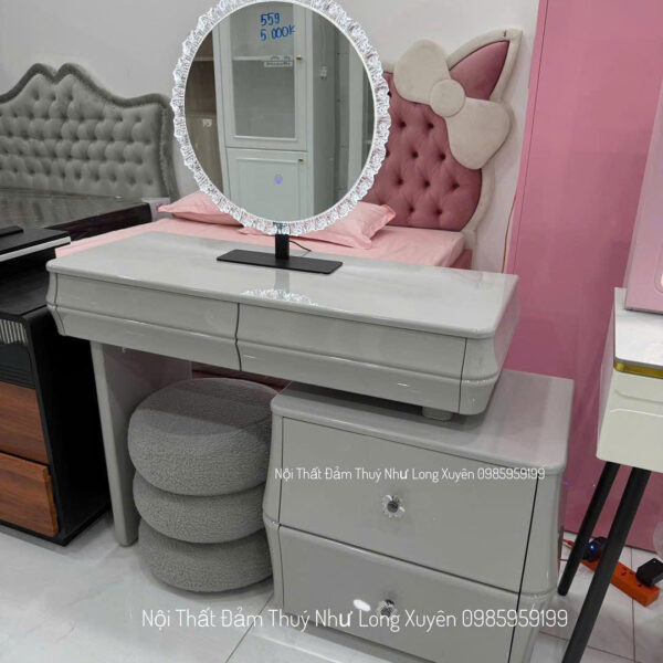 Bàn Phấn Tone Xám