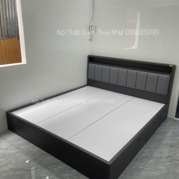 Giường Đầu Hộp Kèm Ốp