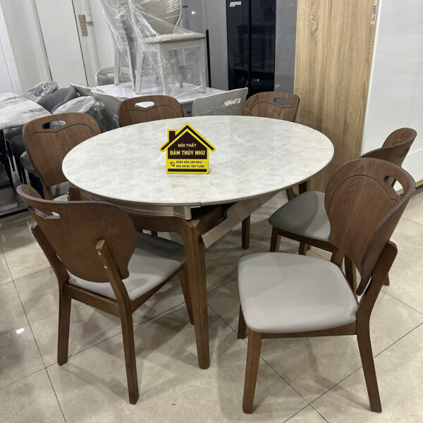 Bàn Ăn 6 Ghế Gỗ Xoan