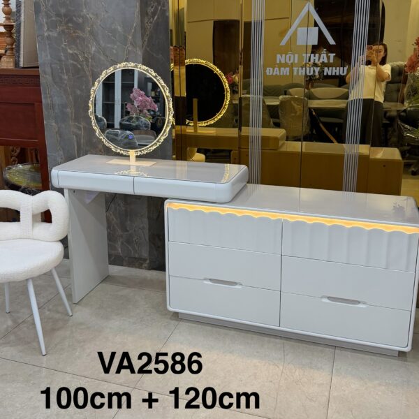 Bàn Phấn VA 2579 Trắng Kem