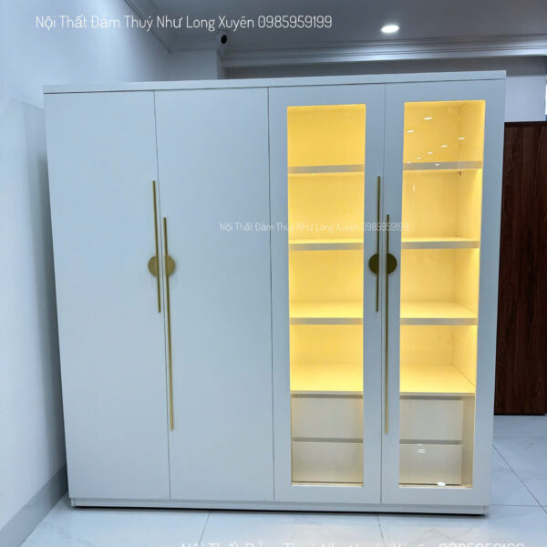 Tủ Áo Tone Trắng 2mx2m