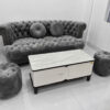 Bộ sofa Chesterfield 2m Kèm 2 Đôn