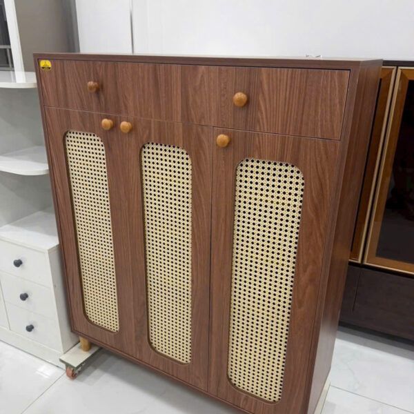Tủ Giày Lưới Mắt Cáo MDF 1m