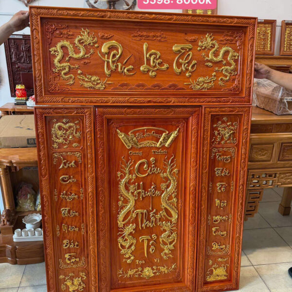 Cửu Huyền Kèm Phúc Lộc Thọ 1m18x1m67